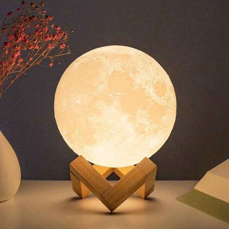 Print Moon Lamp