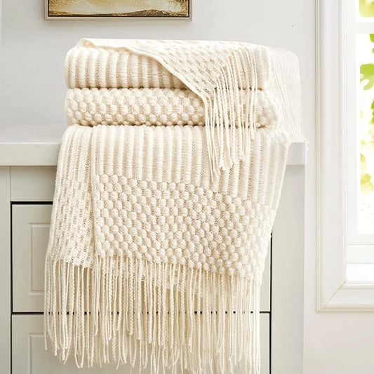 Boho Textured Blanket