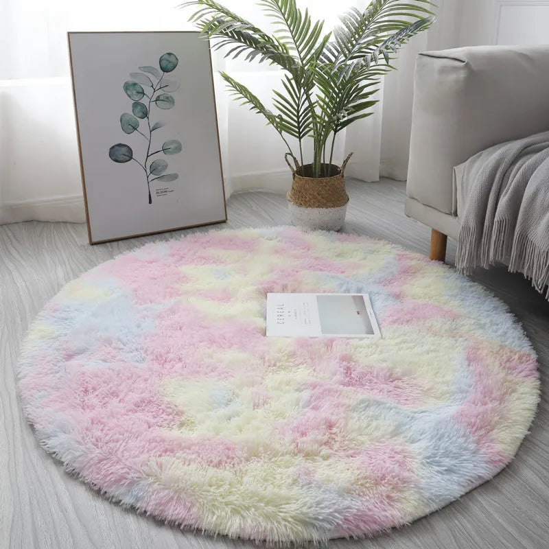 Plush Round Rug