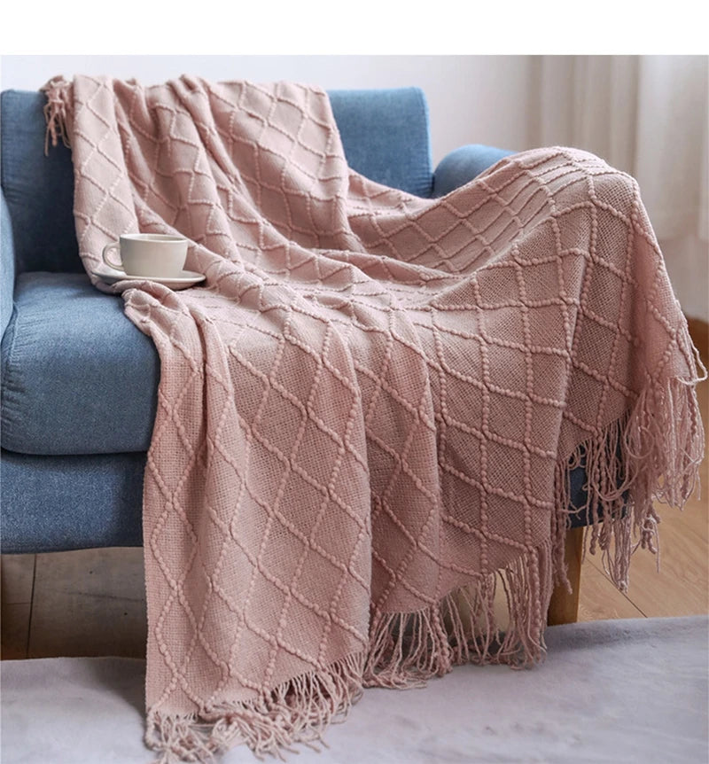 Boho Textured Blanket