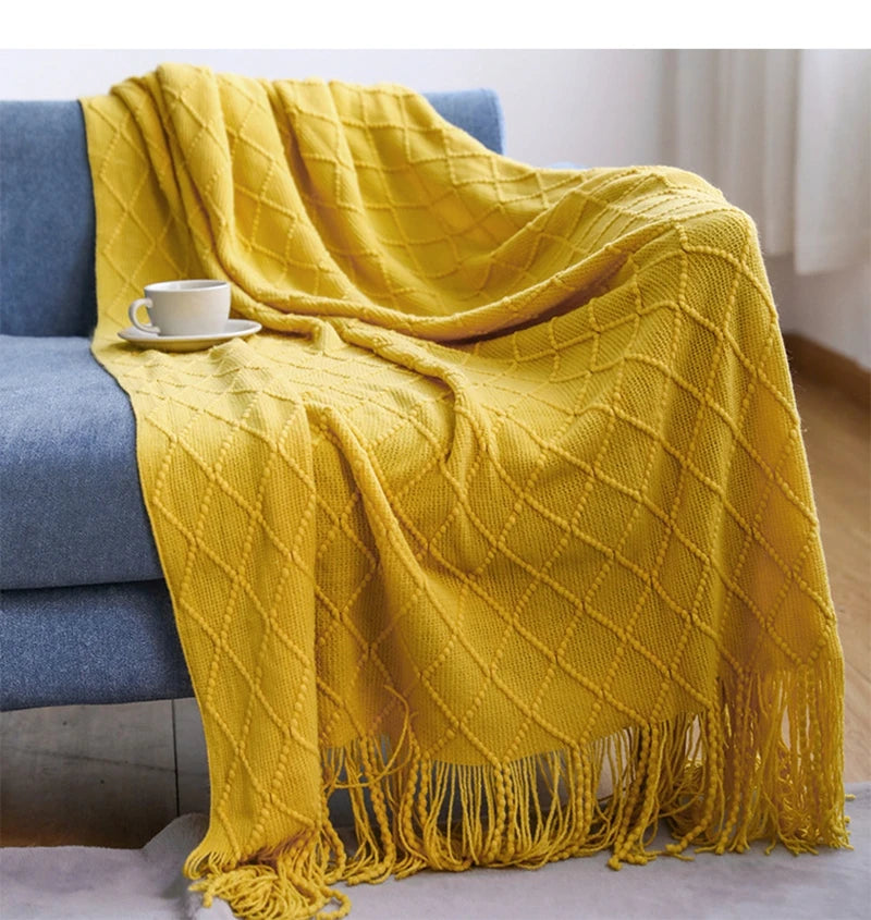 Boho Textured Blanket