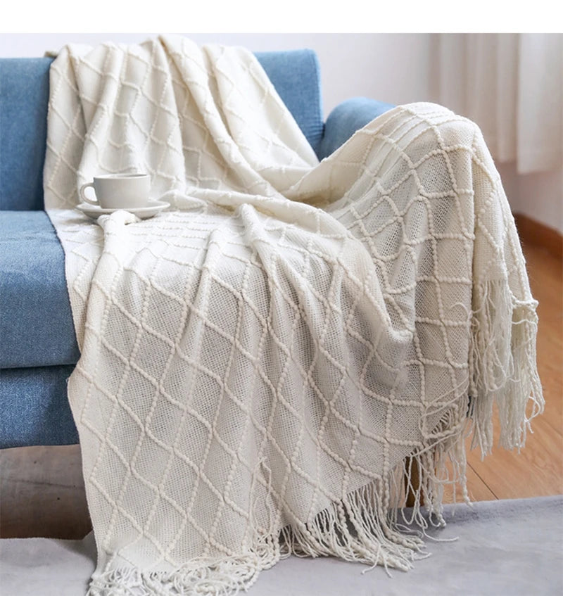 Boho Textured Blanket