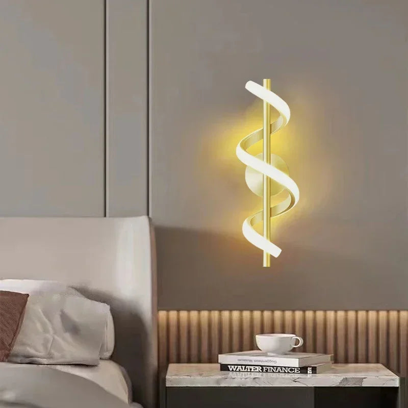 Spiral LED Wall Lamp