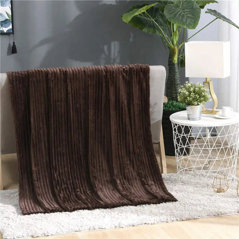 Ribbed Fleece Blanket