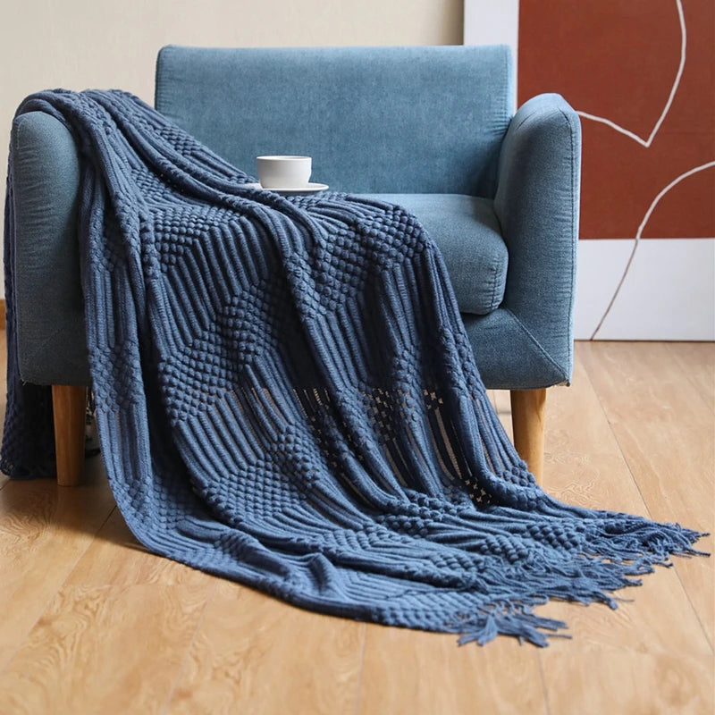 Boho Textured Blanket