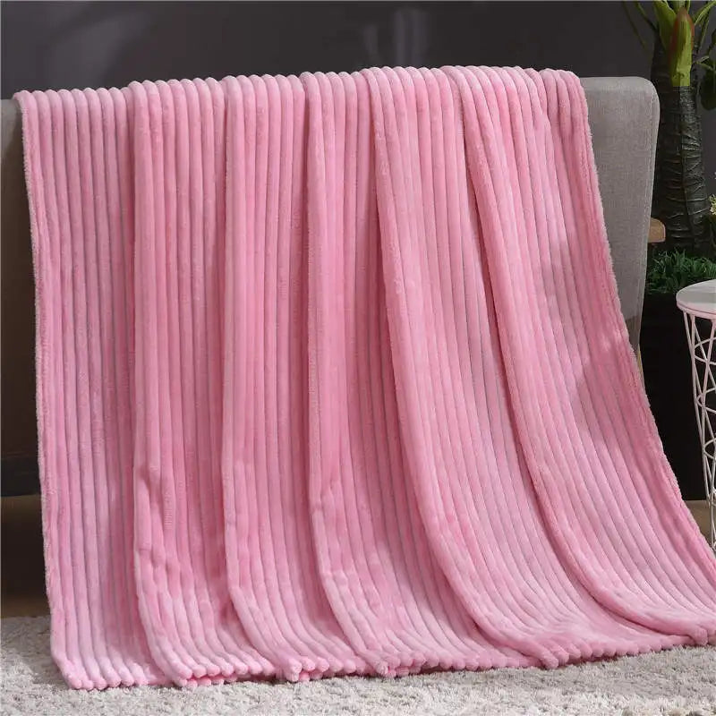 Ribbed Fleece Blanket