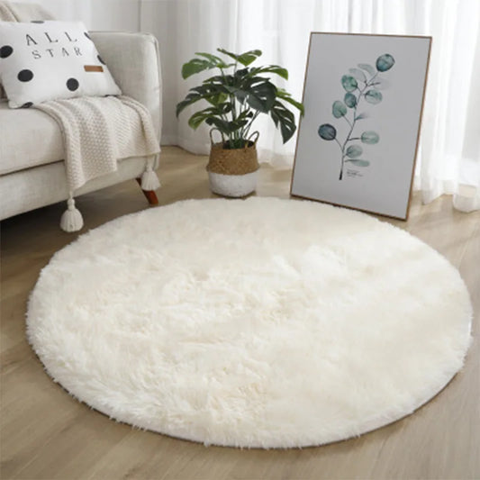 Plush Round Rug