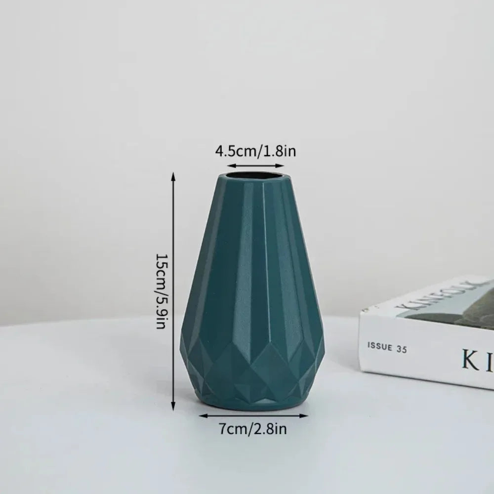 Diamond-Shaped Vase