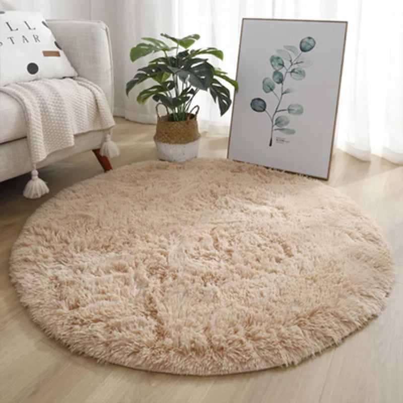 Plush Round Rug