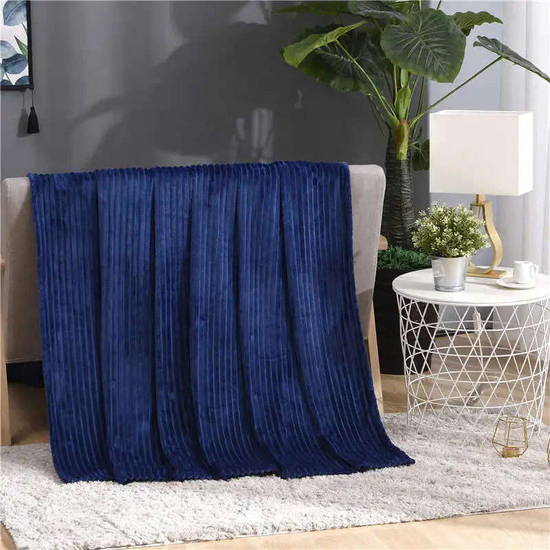 Ribbed Fleece Blanket