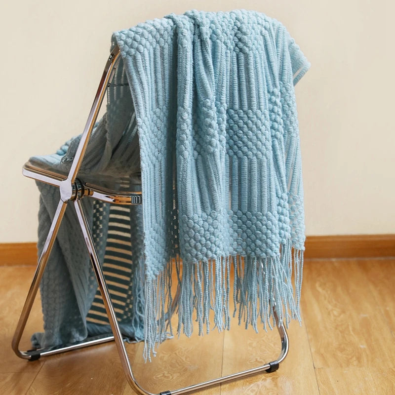 Boho Textured Blanket