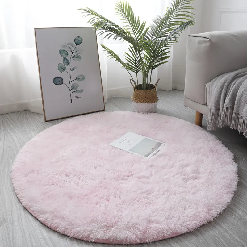 Plush Round Rug