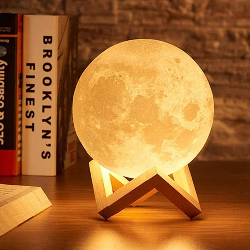 Print Moon Lamp