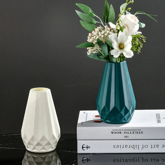 Diamond-Shaped Vase