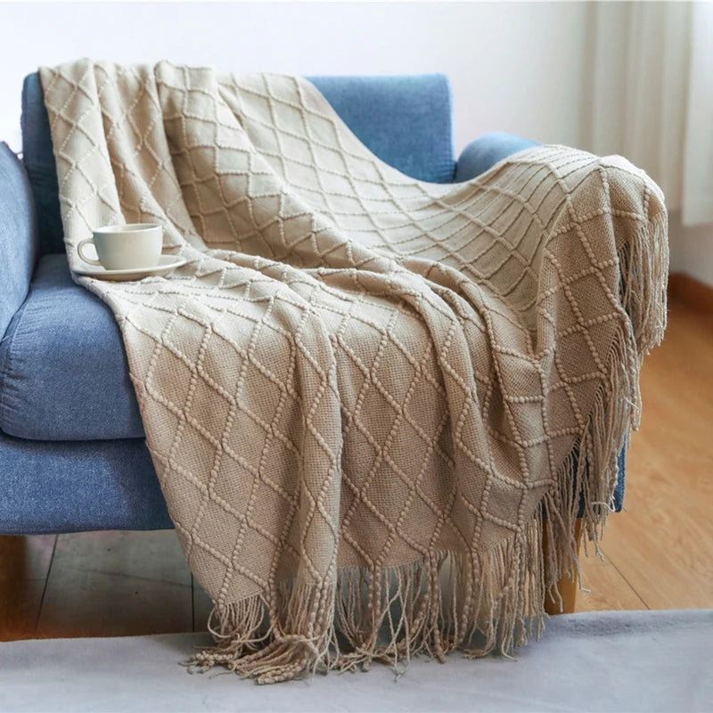 Boho Textured Blanket