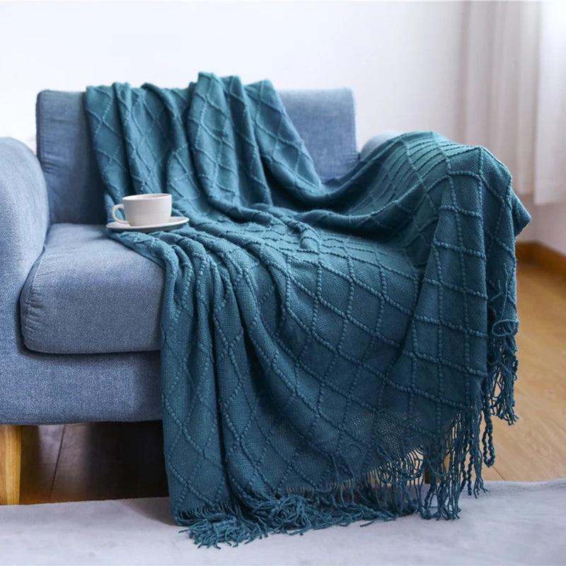 Boho Textured Blanket