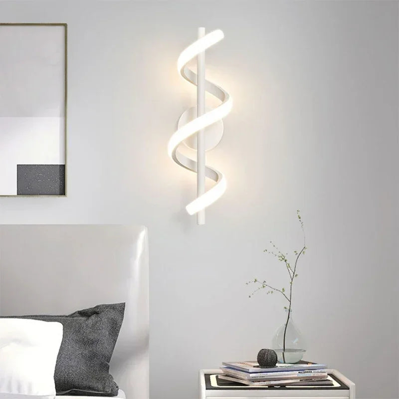 Spiral LED Wall Lamp